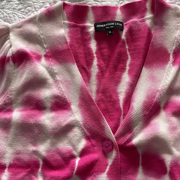 Generation Love - large/XL - Matching Sweater and Pants Pink Tie Dye - Picture 4 of 8